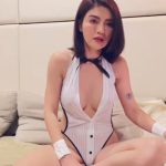 สาวผมสั้นโชว์รูแตด