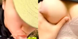 นมสวยล่อควยกลางทุ่ง